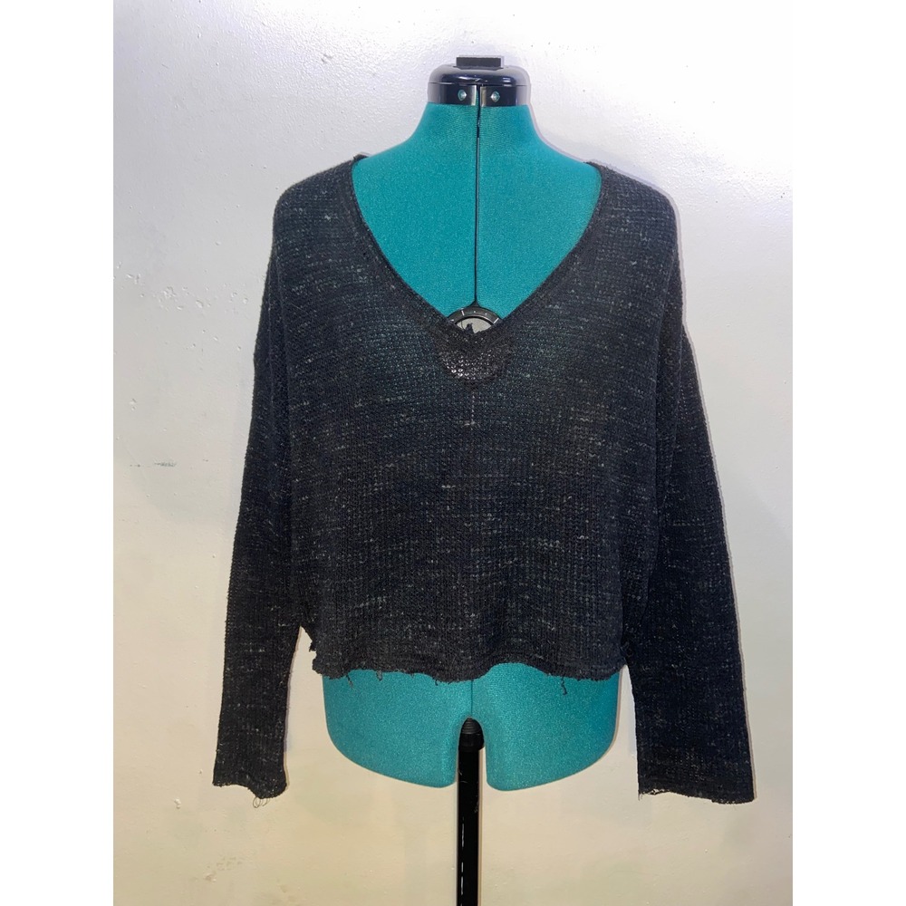 Out From Under Urban Outfitters Space Dye Mesh Crop Sweater Whimsigoth Grunge